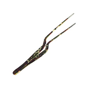 Ensemble de pinces longues en acier inoxydable pour barbecue Pince à épiler verte Condition par Swift Industries Ustensiles en métal à l'état neuf - Product Image 2