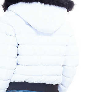 High Quality Stylish Winter Customize Breathable Eco-Friendly Puffer <b>Jackets</b> Fur Collar 100% Polyester/Nylon Warm <b>Women's</b> <b>Jacket</b> - Product Image 2