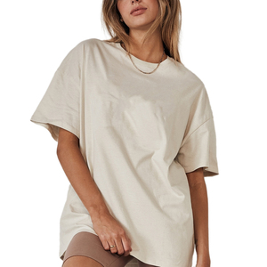 Camiseta OEM con cuello redondo para amantes de los jeans elegantes, nuevo estilo popular, 100% algodón puro, camiseta para mujer - Product Image 1