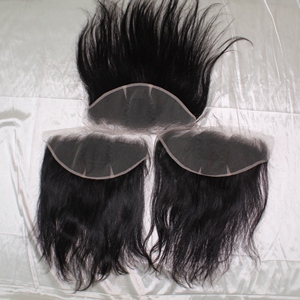 Cheveux raides vietnamiens pour dentelle frontale trame Double dessiné 13x6 HD pour dentelle frontale vague naturelle brésilienne 4x4 dentelle fermeture perruque - Product Image 2