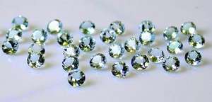 Aigue-marine forme ronde coupe brillante facettes pierres précieuses en vrac cabochon poli faisant des bijoux prix de gros qualité naturelle - Product Image 6