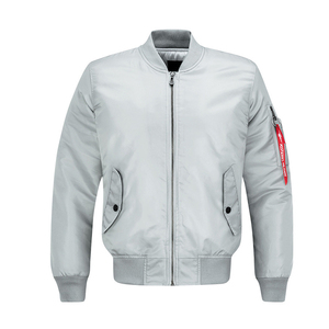 Chaqueta Bomber Varsity Unisex de Lana/Poliéster Satinado para Invierno, Venta al Por Mayor OEM, Colores y Logotipo Personalizados, Resistente al Viento y Transpirable - Product Image 4