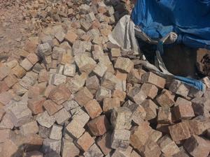 Vàng Granite <span class=keywords><strong>Cube</strong></span> Cobble lát đá tự nhiên ngoài trời cảnh quan vườn vỉa hè Con Đường bán buôn đường lái xe đậu xe - Product Image 3