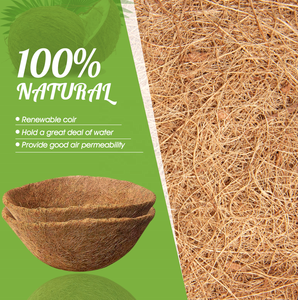 กระถางต้นไม้แบบแขวนกาบมะพร้าวเวียดนาม,กระถางมะพร้าวธรรมชาติสำหรับตกแต่งสวนกระถางดอกไม้มะพร้าว - Product Image 2