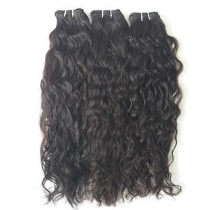 Prix de gros Vague naturelle Loose Deep and Straight Wave Styles Extensions de cheveux Cheveux humains de l'Inde Temple Factory - Product Image 1