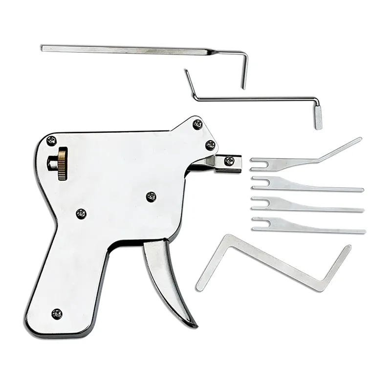 Großhandel sichere trigger kunststoff box kombination pistole, schloss klom dino adler manuelle elektrische grübchen schlosser werkzeug lock pick gun