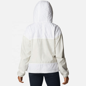 2025 100% polyester <b>lightweight</b> custom plain pullover <b>waterproof</b> windbreaker <b>jacket</b> for <b>women</b> Outdoor <b>Jackets</b> For Woman - Product Image 2