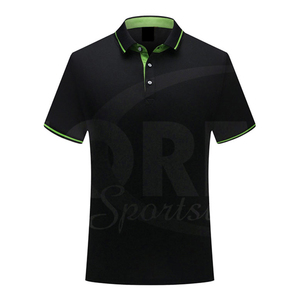 Totalmente personalizado 100% algodón liso Turn Down Collar Blank Street Wears Polos de golf de alta calidad para hombres - Product Image 4