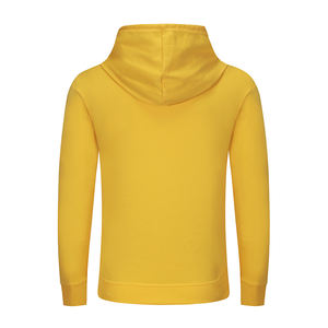Sweat à capuche pour homme, fitness, hiver, tissu léger, coupe longue, polaire uni, avec col à capuche sans cordons - Product Image 2