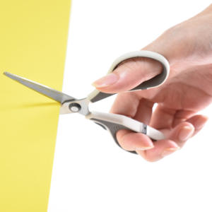 BTS best selling item 8-1/2" 21cm Plastic grip handle high quality precision curve blade shearing stainless steel School Office - Product Image 2