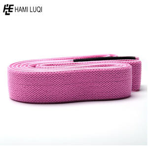 Banda de resistencia para glúteos larga personalizable al por mayor, banda de tela de algodón para asistencia en dominadas / banda de resistencia para cadera - Product Image 4