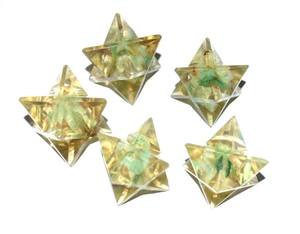 Verde Jade colgante orgonita Merkaba estrella para protección EMF DE LA - Product Image 1