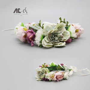 Diademas de rosas Vintage de alta calidad, accesorios para el cabello, damas de honor, alambre de poliéster impermeable, joyería de tendencia elegante 2020 - Product Image 4