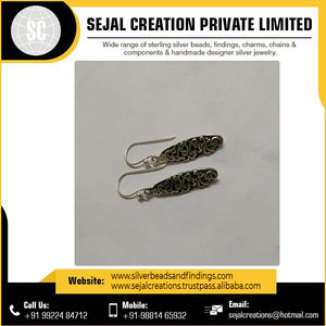 ต่างหูเงิน925เงินสเตอร์ลิง - Product Image 2