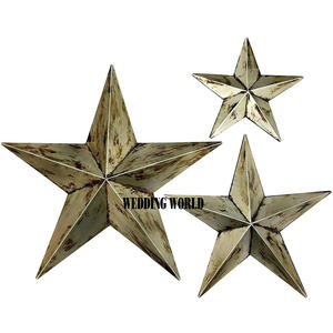 Étoile rustique en métal faite à la main de qualité supérieure Étoile design classique élégante étoile en métal fantaisie en gros - Product Image 1