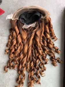 Extensions de cheveux humains vierges en gros, couleur naturelle, sans nœuds, sans perte, perruques frontales rebondissantes, couleur piano - Product Image 1