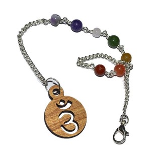 Best Saler of Round Cut Om Chakra Beads Chain : Round Cut Om Chakra Beads Chain for Sale - Product Image 1