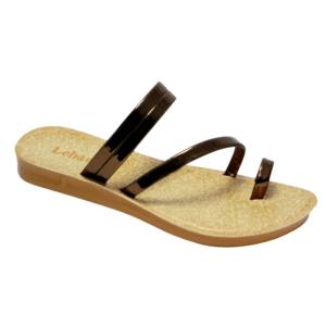 Zapatilla de diseñador plano para niñas y mujeres, zapatillas finas con correa brillante para todo público - Product Image 1