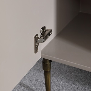 Aparador de piedra sinterizada caqui moderno hecho a mano CASANO con patas de metal MDF muebles de comedor y sala de estar muebles para el hogar - Product Image 6