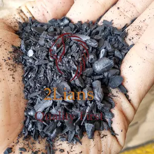 PA naylon hurda PA66 GF33 yeniden naylon atık siyah ve beyaz PA geri dönüşümlü plastik Regrind