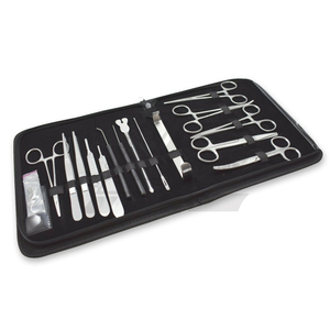 Kit de dissection 16 pièces, instruments d'anatomie pour étudiants, instruments médicaux chirurgicaux de laboratoire, acier inoxydable allemand, vente chaude LALHICO - Product Image 1