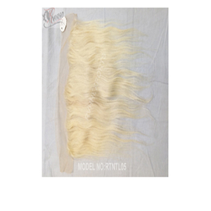Patch Lace Frontal indien naturel, 613 cheveux humains, couleur blond miel, ombré, avec mèches de cheveux - Product Image 4
