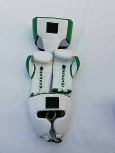 Professional Custom PU Leather <b>Head</b> Guard and <b>Wraps</b> New Men's and Women's Boxing Mouth Protector with Logo - Product Image 4