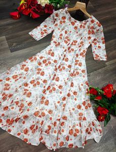 Midi/Maxi ชุด Kurti พร้อมสวมใส่สำหรับผู้หญิง7สีที่แตกต่างกันนำเสนอโดยพระราชส่งออก - Product Image 5