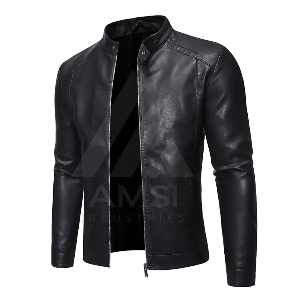 New Arrival Men Clothing Best Sale Leather Jacket made In Pakistan