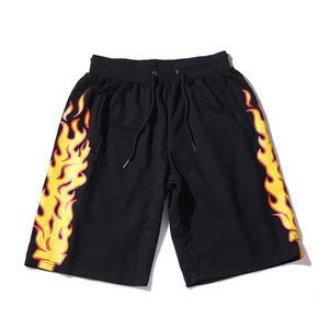 Short décontracté personnalisé pour hommes avec logo imprimé brodé de créateur Short lavable à taille élastique - Product Image 6