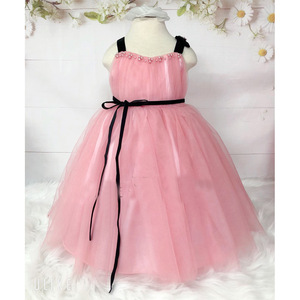 Robes d'été pour fille, motif floral, tenue de princesse pour enfant, manches volantes, vente en gros, - Product Image 1