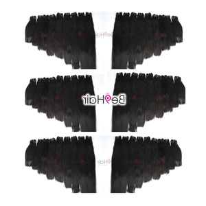 Perruque malaisienne lisse en forme d'os pour les cheveux humains, EXTENSION capillaire à os, longueur 28 pouces, prix de gros - Product Image 5