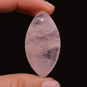 100% Natural Rose Quartz Cabochons Loose Gemstone Smooth Well Polished Wholesale Lot Genuine Jewelry Making Gems & Stones Bulk