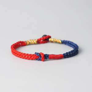 สร้อยข้อมือมิตรภาพแบบถักคุณภาพพรีเมียม - Product Image 1