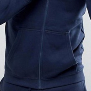 Último diseño personalizar Logo Low Moq listo para enviar entrenamiento Fitness hombres cremallera Sudadera con capucha - Product Image 5