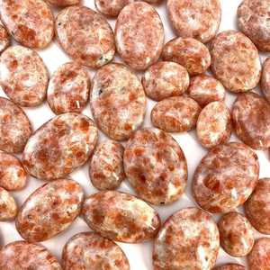 Piedra de Palma de Piedra Solar Naranja, Elegante Piedra de Palma de Ágata, Cristal Curativo de Alta Calidad, Piedra de Feng Shui, Piedra Ovalada - Product Image 3