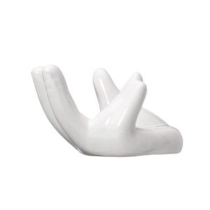 Hot VIETSTYLE Vietnam en forme de main résine artisanat artificiel support pour téléphone portable intérieur/extérieur planteur Animal Figurine maison - Product Image 2