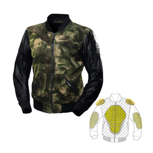 แจ็คเก็ตบุผ้าที่ผลิตได้ดีที่สุดเสื้อแจ็กเก็ตบอมเบอร์รุ่น AA สำหรับผู้ชาย,แจ็กเก็ต CE อนุมัติสำหรับเด็กผู้ชายเสื้อป้องกัน - Product Image 1