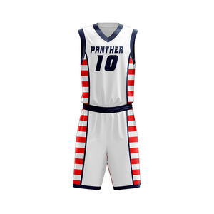 Uniforme de basket-ball grande taille respirant de haute qualité avec impression par sublimation pour le sport - Product Image 5