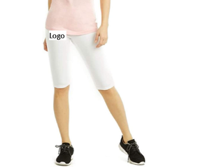 Pantalones cortos de motorista de algodón hasta la rodilla para mujer, mallas para caminar, ejercicio, entrenamiento, Yoga, oferta - Product Image 2