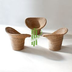 Vgreenart Angel Style Chair Hand-Carved Bamboo <b>Crafts</b> Natural Bamboo and <b>Rattan</b> Premium Chair Carving - Product Image 4