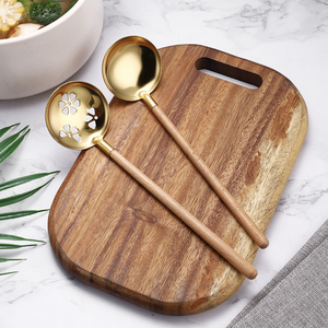 ที่มีคุณภาพสูงทองเหลืองช้อนสำหรับห้องครัวที่ให้บริการใช้สำหรับทำด้วยมือและที่ดีที่สุดที่มีคุณภาพของขวัญกล่องบรรจุรายการ - Product Image 5