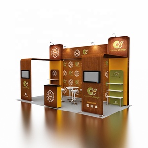 Estante de exhibición modular de aluminio, nuevo diseño de alta calidad, expositor personalizado para Feria y feria - Product Image 2