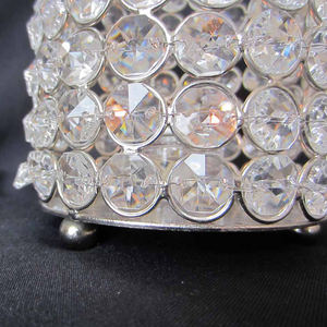 Tasses à bougies en cristal T Light Votives Table d'appoint Centre de table Bougeoir en cristal décoratif Candélabre fait à la main - Product Image 5