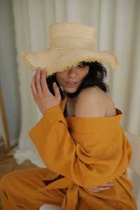 New Arrival Exclusive Womens <b>Long</b> Sleeve <b>Dress</b> Plus Size Cotton Linen <b>Long</b> <b>Dress</b> - Product Image 4