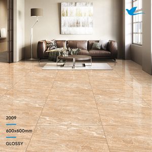 Carreaux aspect glacé en porcelaine polie 600x600 600x1200mm, design marbre indien, pour sols et murs intérieurs - Product Image 5