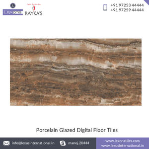 Etiqueta privada disponible 600x1200mm Diseño moderno NeroMarquina Azulejo de cerámica completamente brillante Azulejos de piso de porcelana pulida negra - Product Image 3