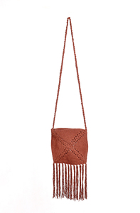 Mode femme sac à main décontracté macramé tricot sac fourre-tout petites grandes tailles en cuir PU doublure en cuir Polyester chaîne sac à main - Product Image 2