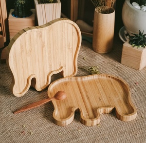 ASSIETTE EN BAMBOU NATUREL ARTISANAL/VAISSELLE EN BAMBOU POUR ENFANTS PRIX BAS DU VIETNAM // Rachel: + 84896436456 99 Gold Data - Product Image 4