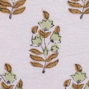 Mauve Salmon Pink Tea Green Cotton Cloth Cotton Cloth Floral 100 % Soft Cotton Fabric Quilting Fabric by the Yard - Product Image 6